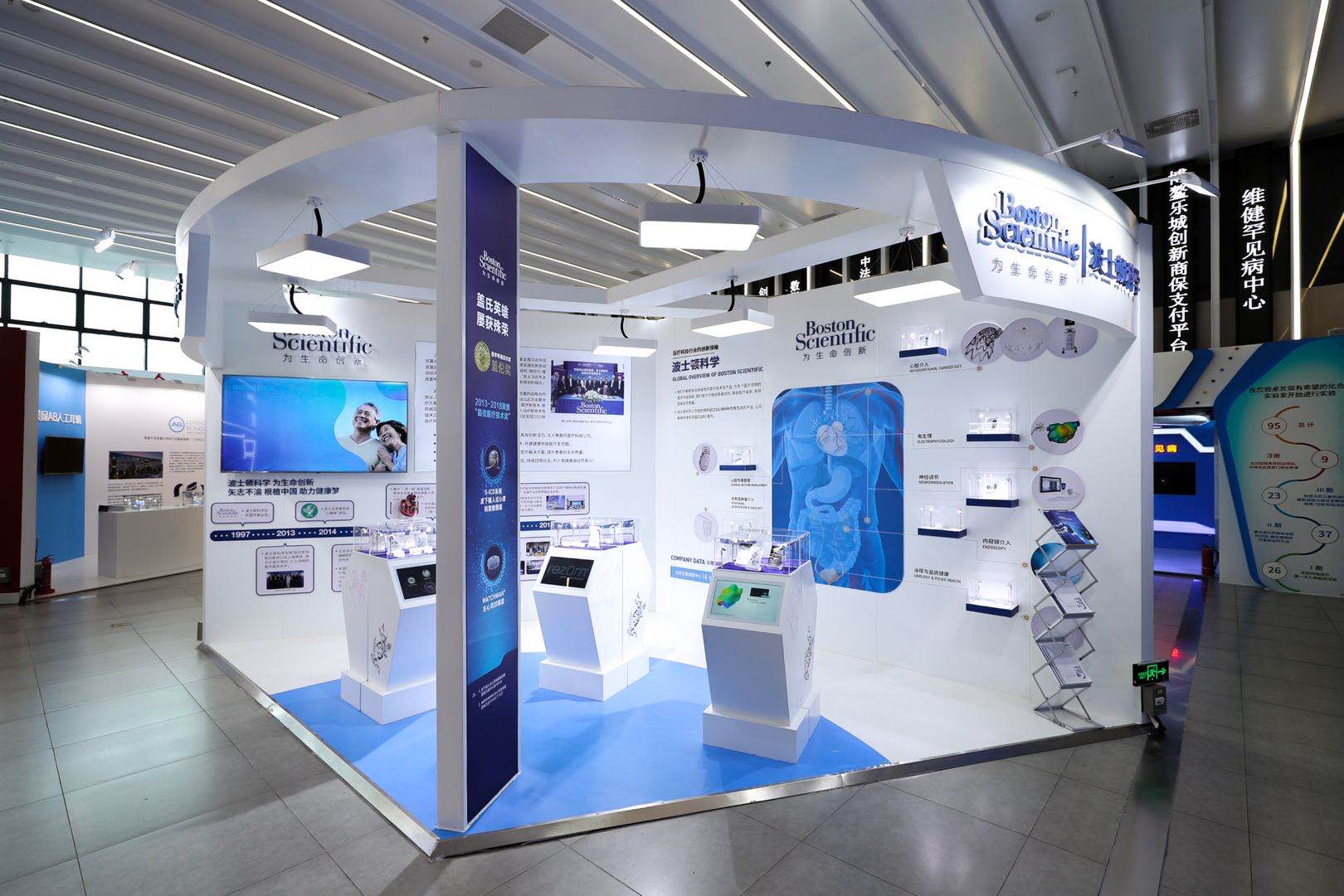 波士顿科学展台值得一提的是,本次展出的尚未在中国大陆上市的通过水